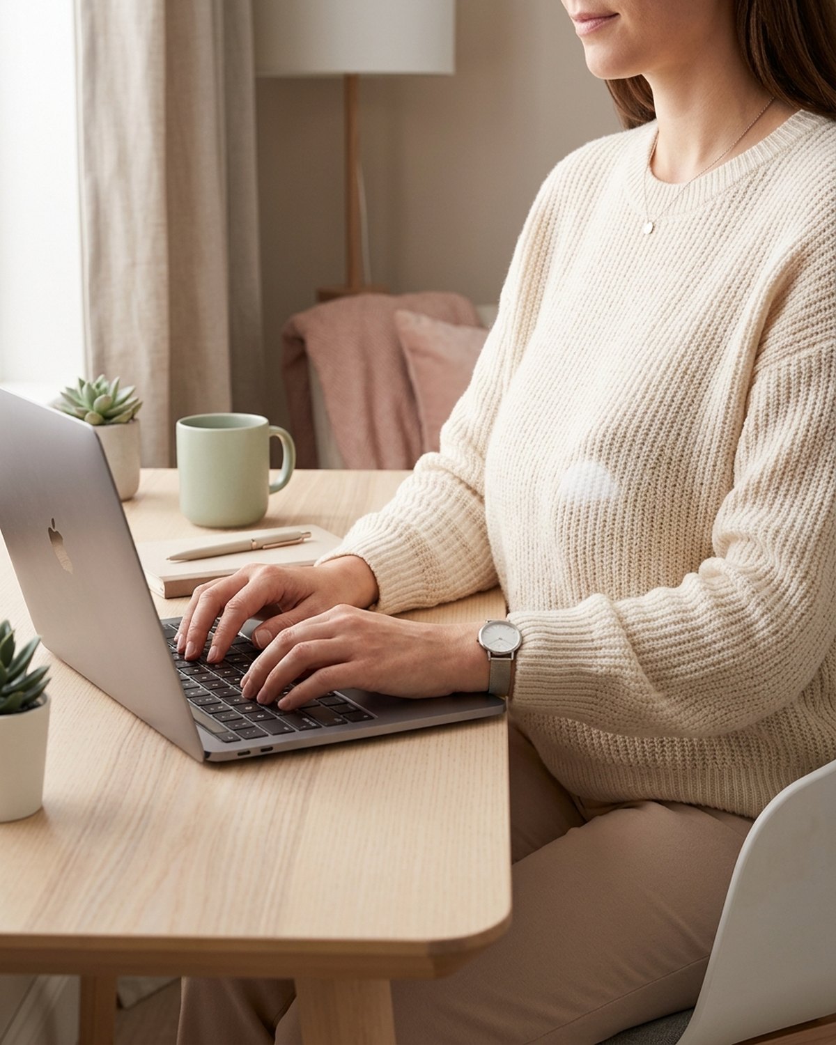 Hands-Free Wearable Breast Pump — In use
